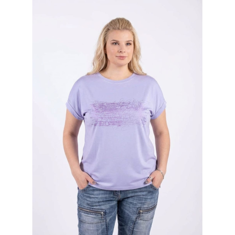 Летний джемпер в лавандовых тонах | Комфортная родная Одежда & Носки «8 Марта»